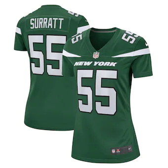 womens nike chazz surratt gotham green new york jets game p